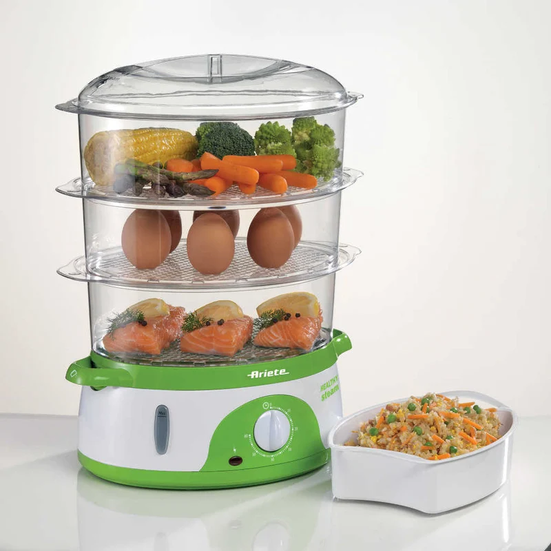 Cocedor a vapor de 3 pisos Ariete