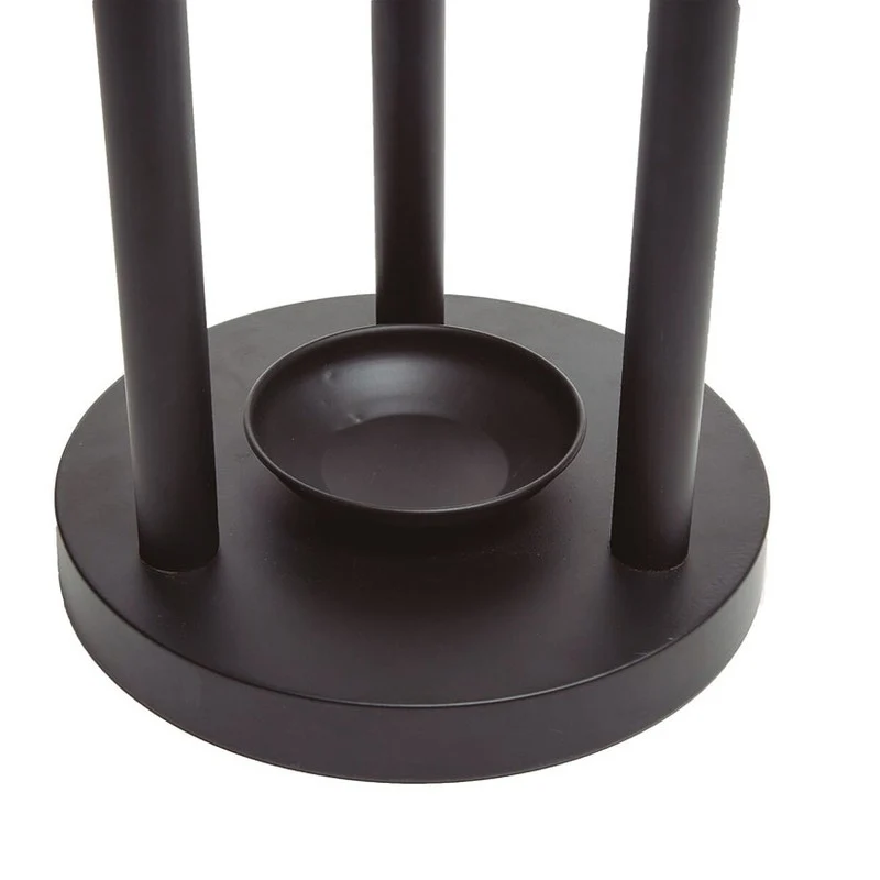 PERCHERO 11 GANCHOS BAMBU NEGRO