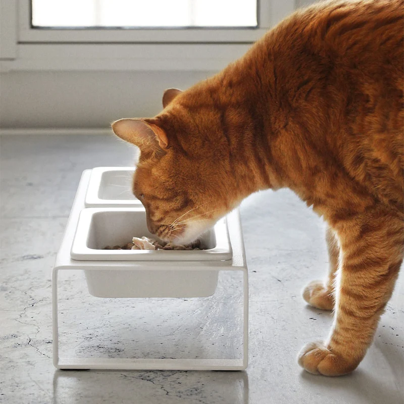 Bol doble para mascotas Tower Yamazaki