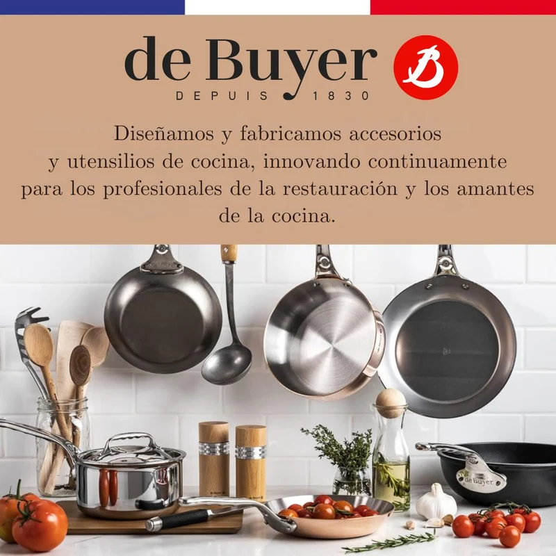 Sartén ovalada de hierro Carbone Plus De Buyer