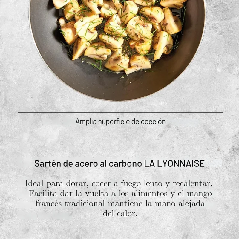Sartén ovalada de hierro Carbone Plus De Buyer