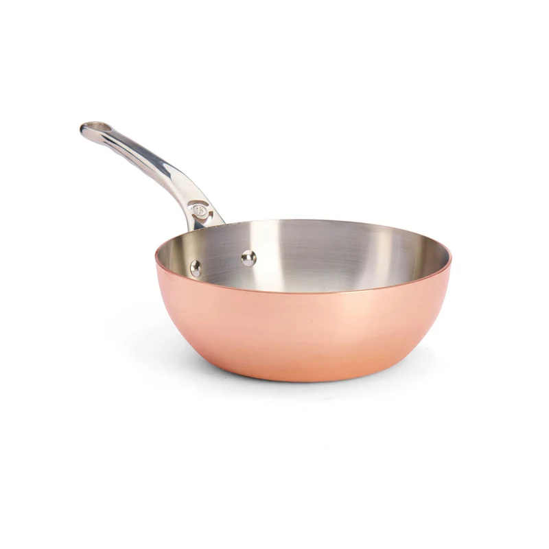 Sauté bombeada de cobre Prima Matera De Buyer (inducción)