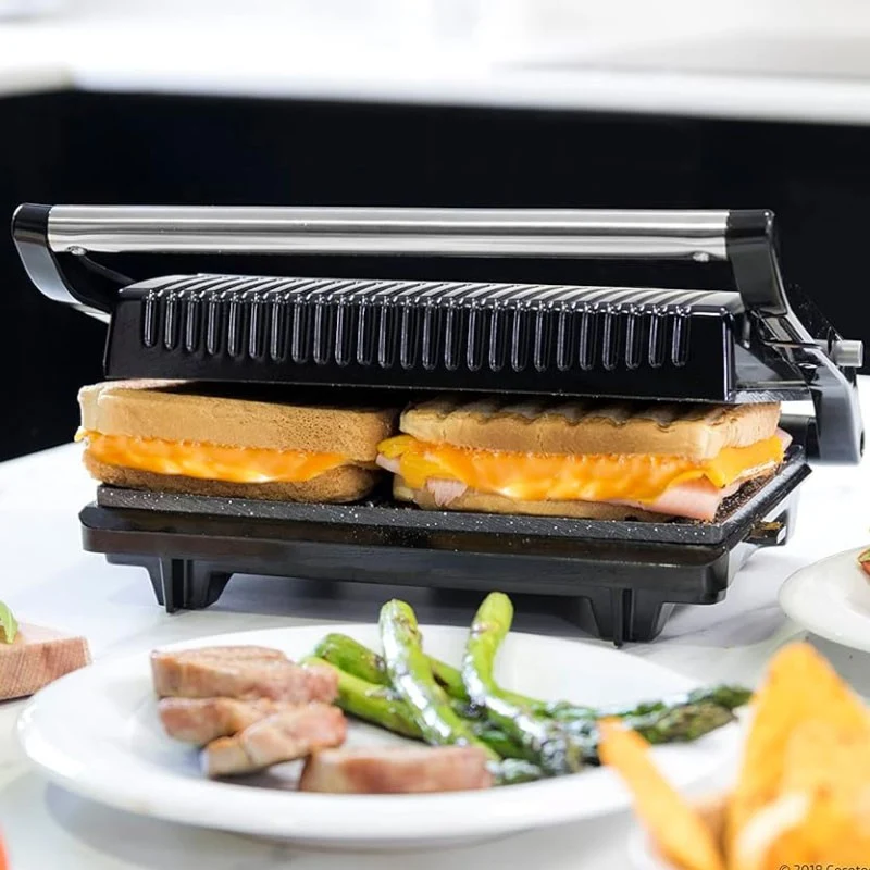PARRILLA ELECTRICA ROCK`N GRILL 750 FULL OPEN