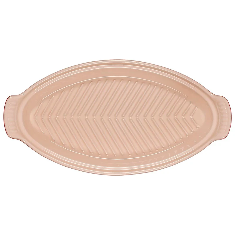 Bandeja cerámica Heritage oval con tapa Le Creuset