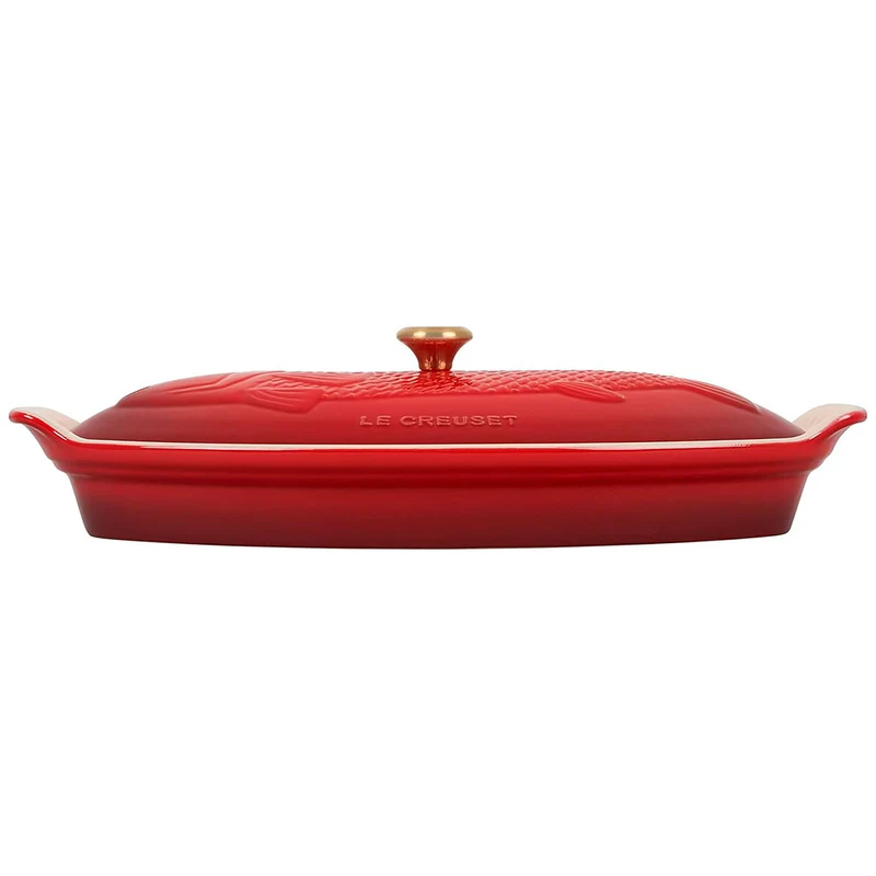 Bandeja cerámica Heritage oval con tapa Le Creuset