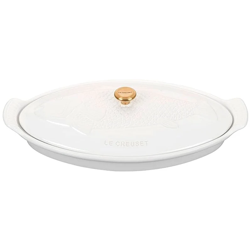 Bandeja cerámica Heritage oval con tapa Le Creuset
