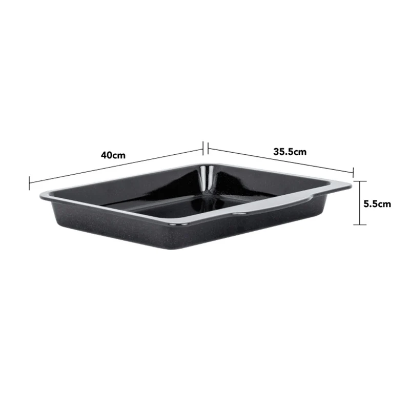 Bandeja rustidera alta esmaltada Wham® Enamel