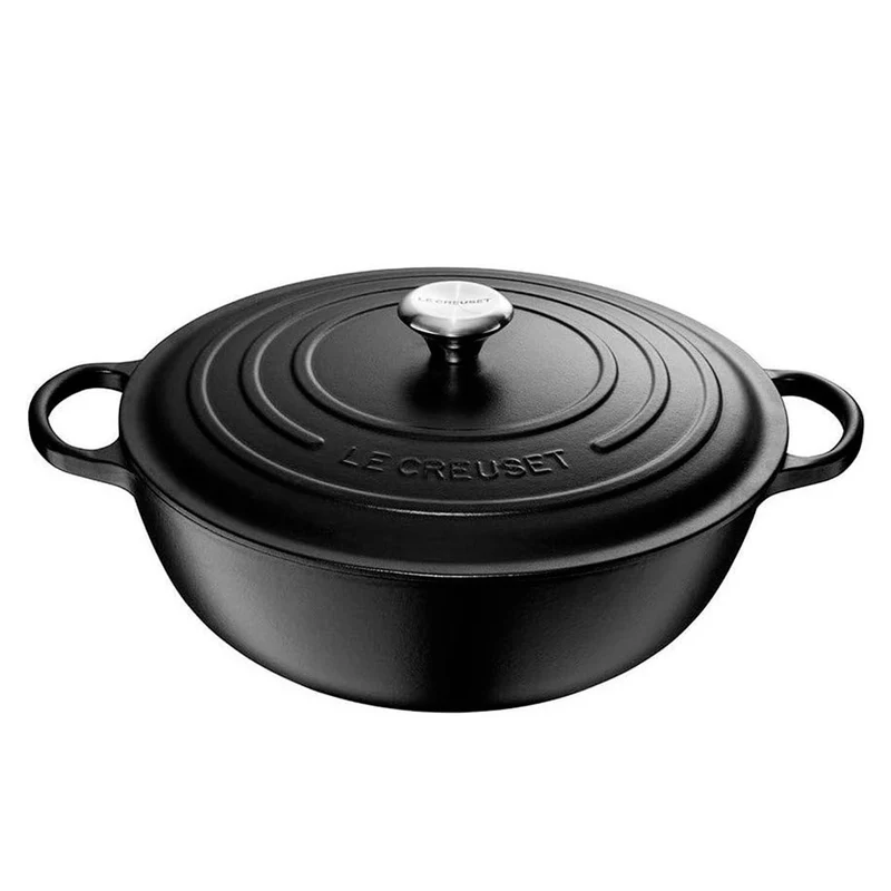 Cocotte tipo Marmita Gourmet negro mate 22cm Le Creuset