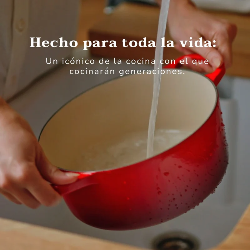 Cocotte tipo Marmita Gourmet negro mate 22cm Le Creuset