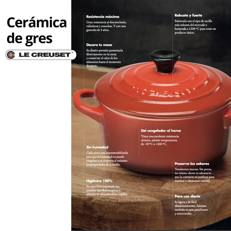 Mini cocotte cerámica Girasol Le Creuset