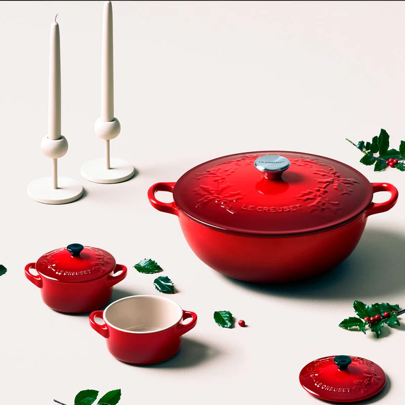 Cocotte tipo Marmita de hierro Ed. Limitada Holly Le Creuset
