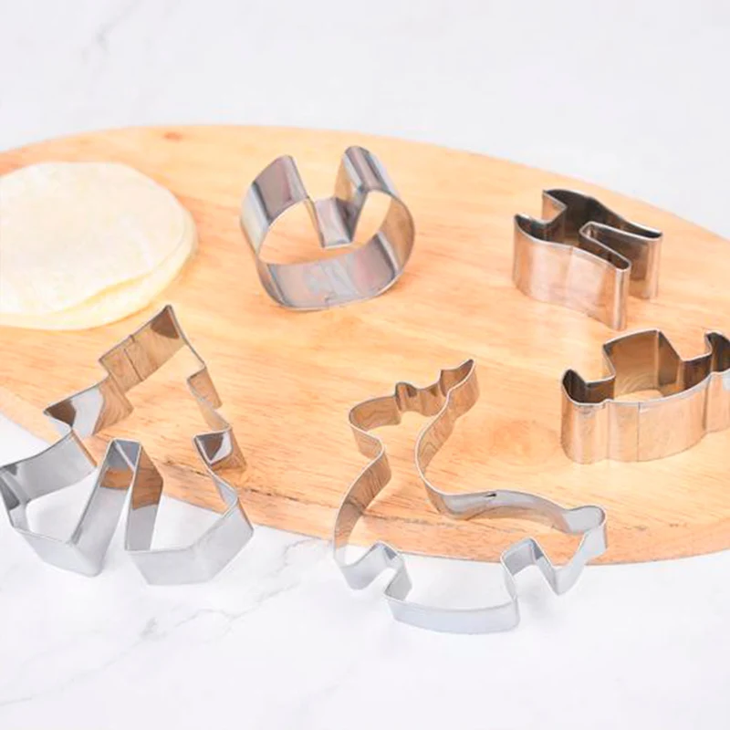 Set 8 cortadores para galletas 3D Guardini