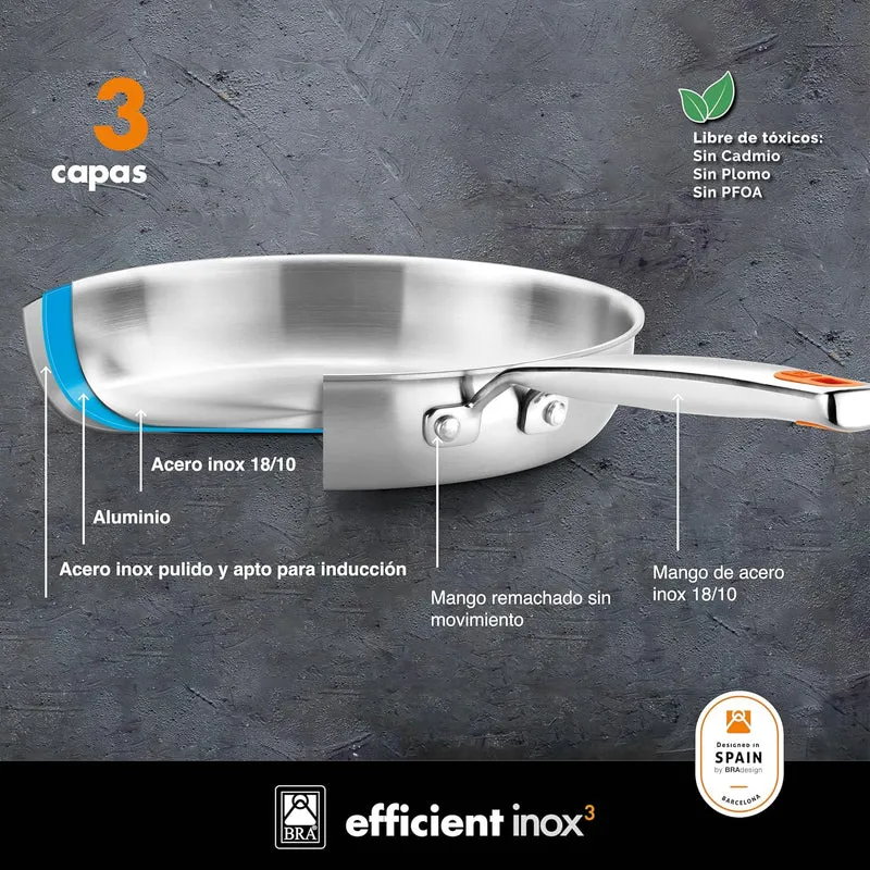 Sartén Efficient Inox BRA