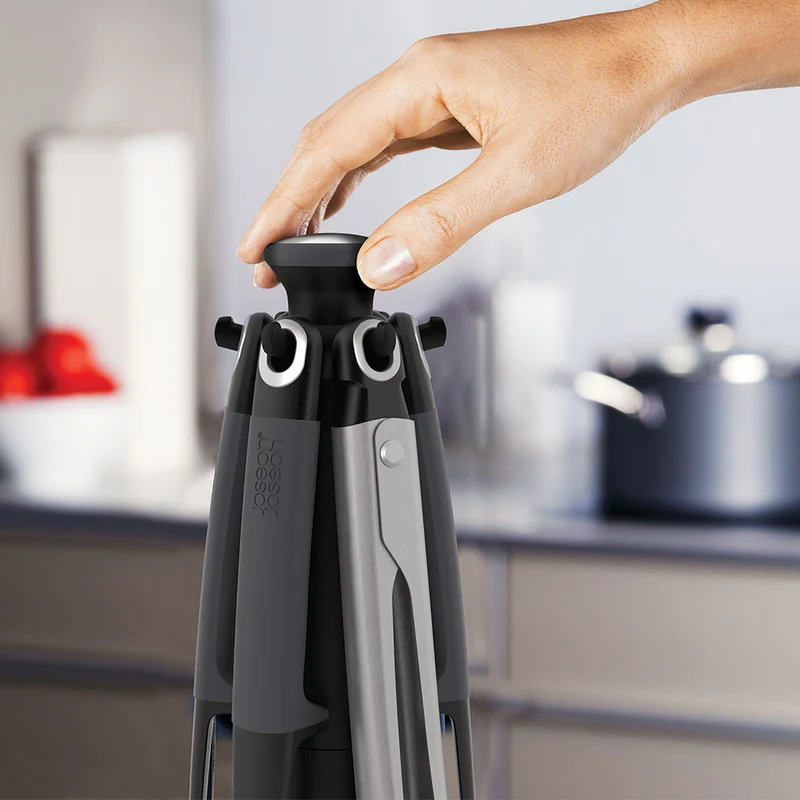 Juego de utensilios de cocina de nailon con soporte Elevate Carrousel Joseph Joseph