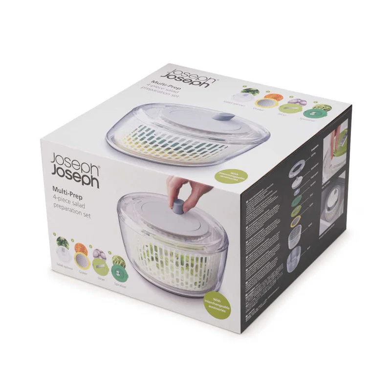 Juego 4 piezas para preparación de ensaladas Multi-Prep Joseph Joseph
