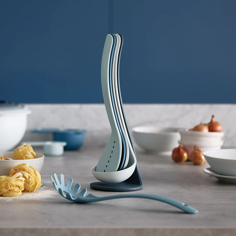 Juego de 5 utensilios de cocina con soporte Nest Utensils Plus Joseph Joseph