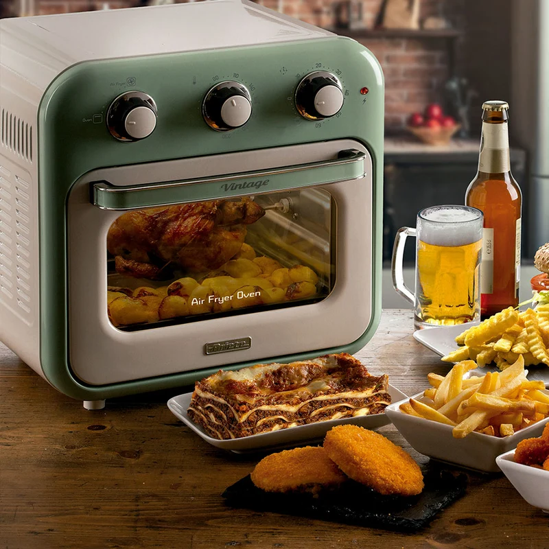 Horno eléctrico y freidora de Aire Vintage Ariete