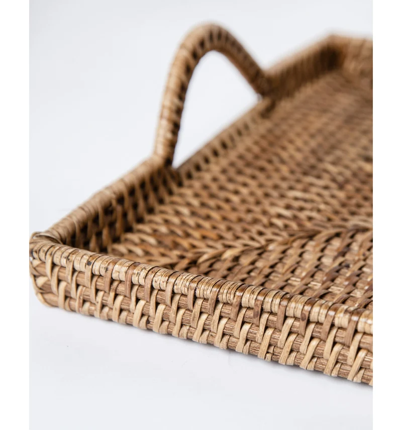 BANDEJA RATTAN 48X31 CM