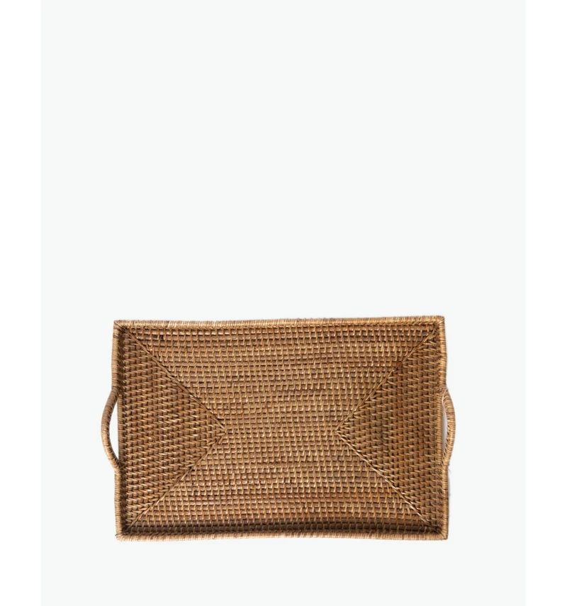 BANDEJA RATTAN 48X31 CM