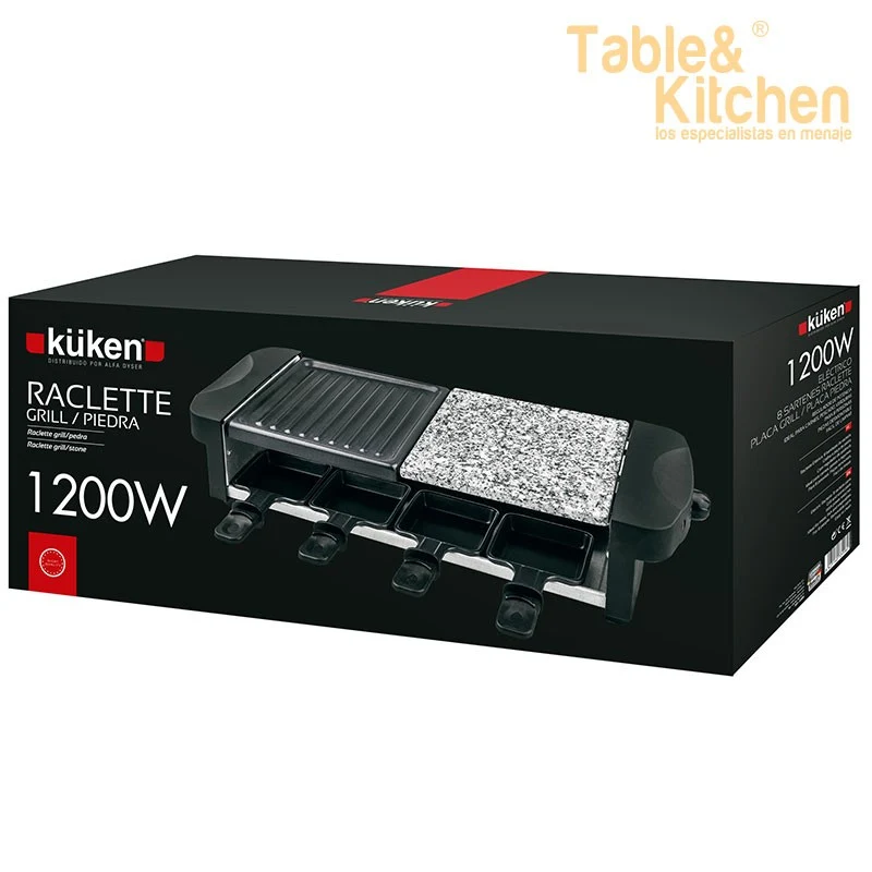 RACLETTE GRILL PIEDRA KUKEN