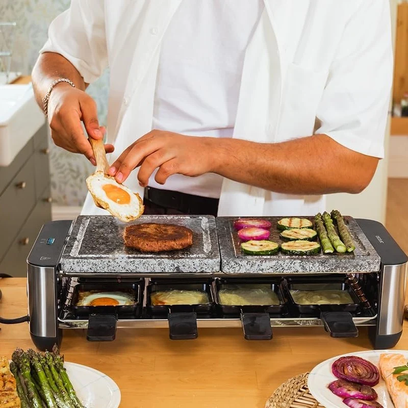 RACLETTE CHEESE&GRILL 16000 INOX ALLSTONE