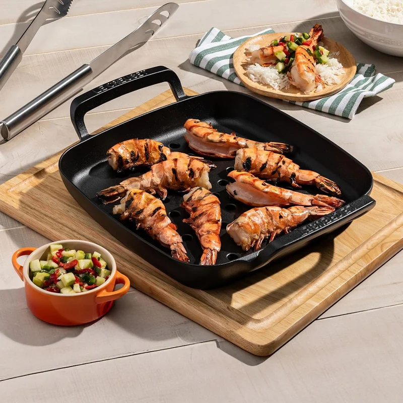 Pinzas acero inox para barbacoa BBQ Outdoor Le Creuset