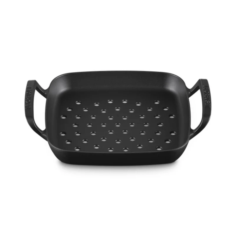 Sartén asadora cuadrada hierro fundido BBQ Outdoor Le Creuset