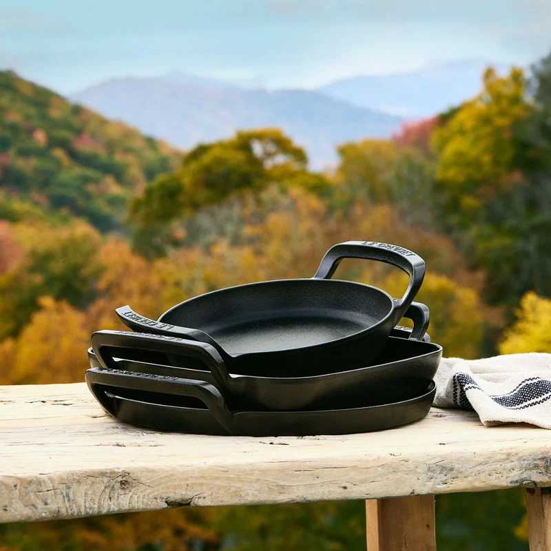 Sartén skillet hierro fundido BBQ Outdoor Le Creuset