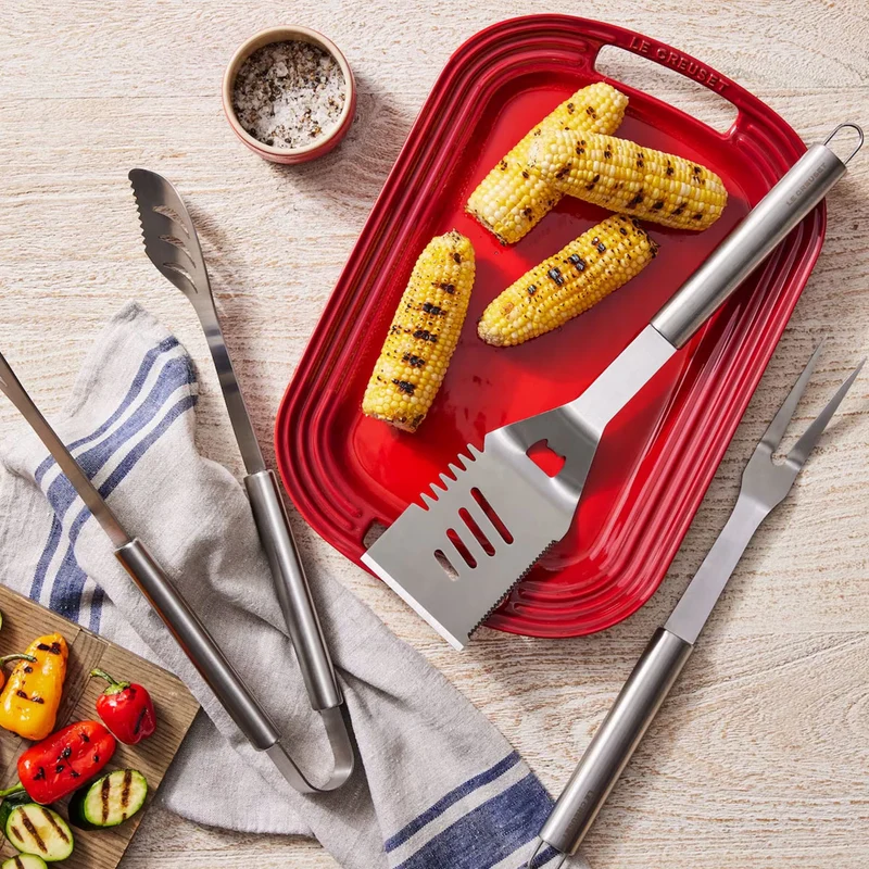 Tenedor acero inox para barbacoa BBQ Outdoor Le Creuset