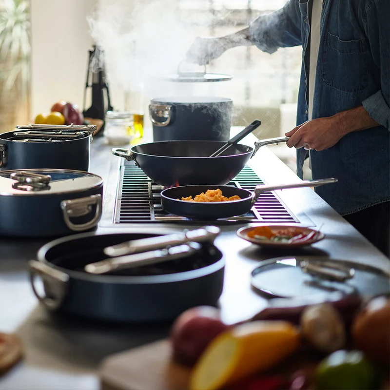 Wok cerámico con mango plegable Space Joseph Joseph