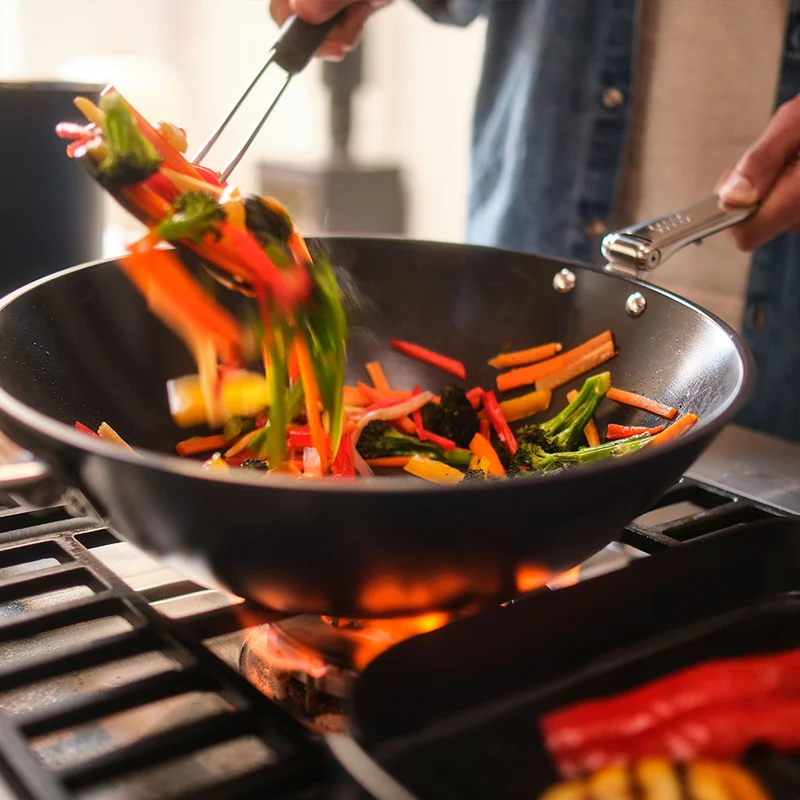 Wok cerámico con mango plegable Space Joseph Joseph