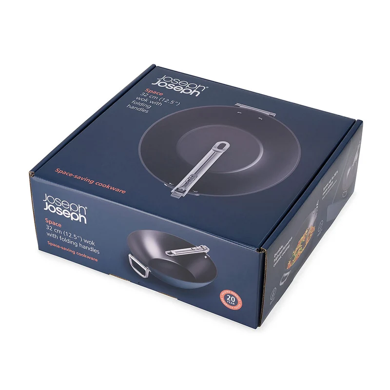 Wok cerámico con mango plegable Space Joseph Joseph