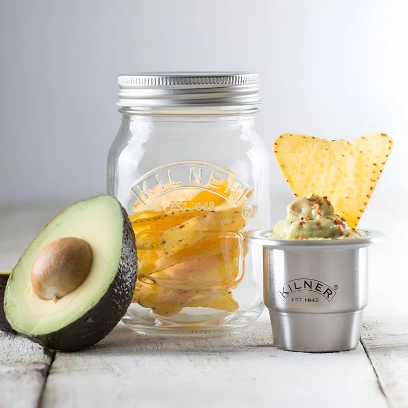 Tarro hermético de vidrio para llevar On The Go Kilner®