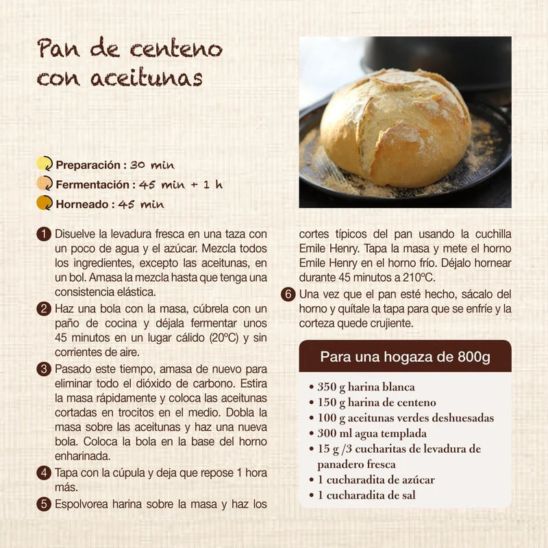 Horno cerámico para baguettes Emile Henry