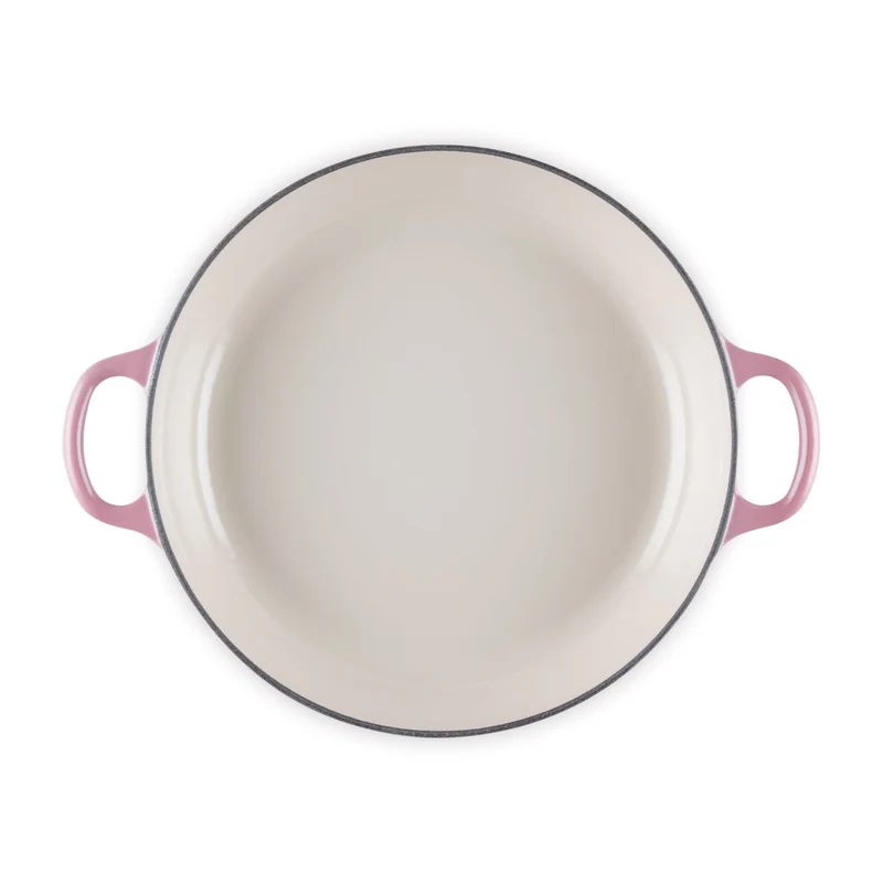 Cocotte baja tipo cacerola de hierro Pétalo Le Creuset
