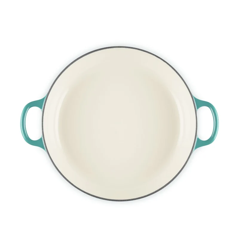 Cocotte baja tipo cacerola de hierro Pétalo Le Creuset