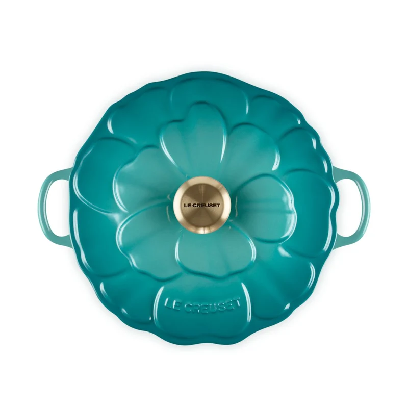 Cocotte baja tipo cacerola de hierro Pétalo Le Creuset