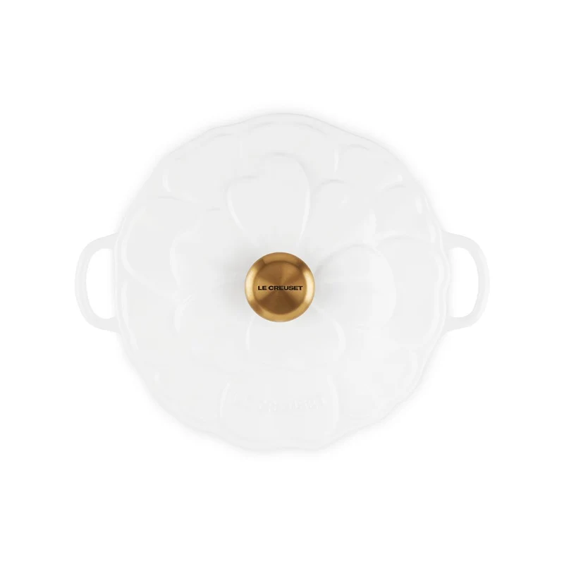 Cocotte baja tipo cacerola de hierro Pétalo Le Creuset