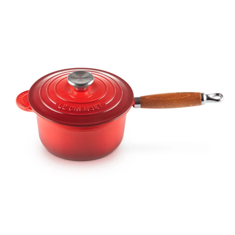 Cazo con mango de madera 18cm Le Creuset