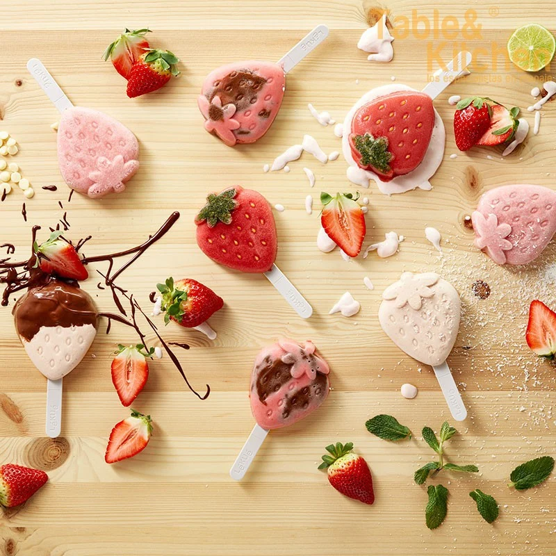 MOLDE PARA HELADO FRESA LEKUE
