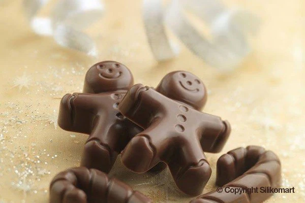 MOLDE PARA BOMBONES MR GINGER