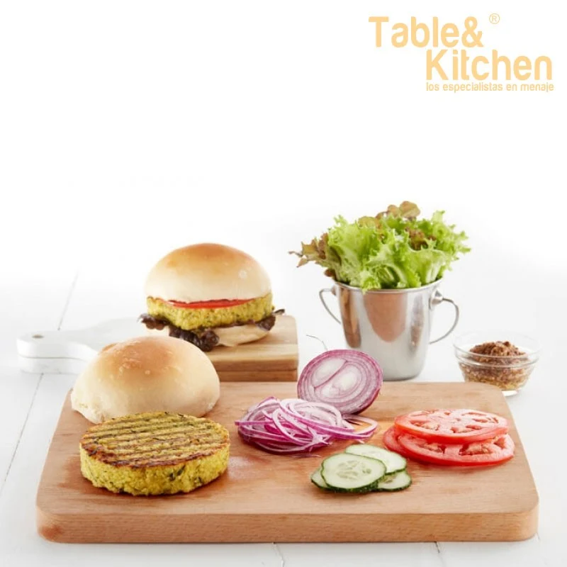 MOLDE HAMBURGUESAS VEGGIE BURGUER VERDE