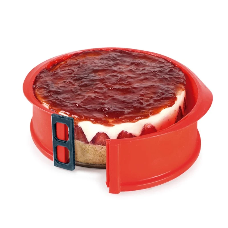 MOLDE DESMONTABLE REDONDO C/BASE CRISTAL 19CM