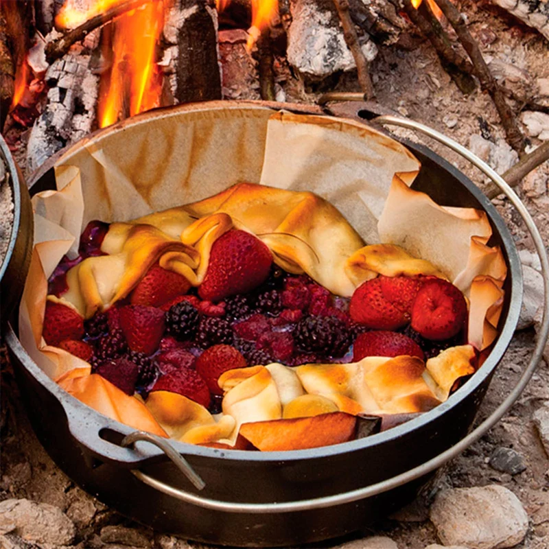 Cacerola con tapa tipo cocotte de hierro fundido Lodge