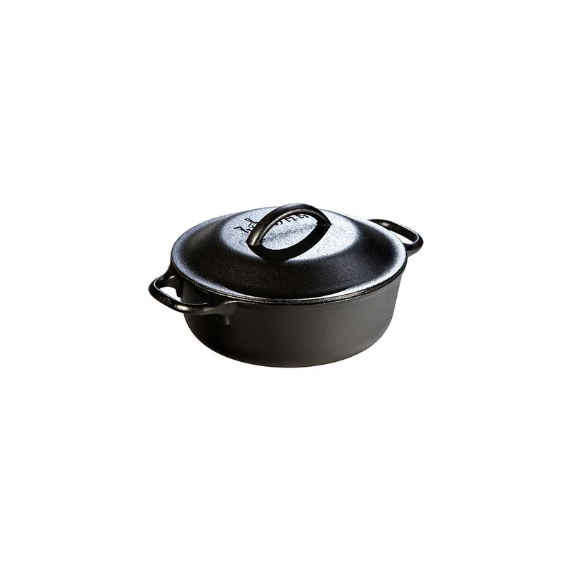 Cacerola con tapa tipo cocotte de hierro fundido Lodge