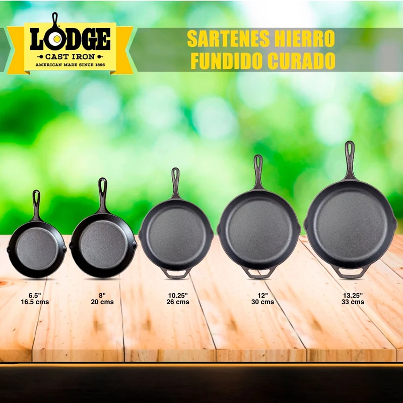 Sartén redonda de hierro fundido Skillet Lodge