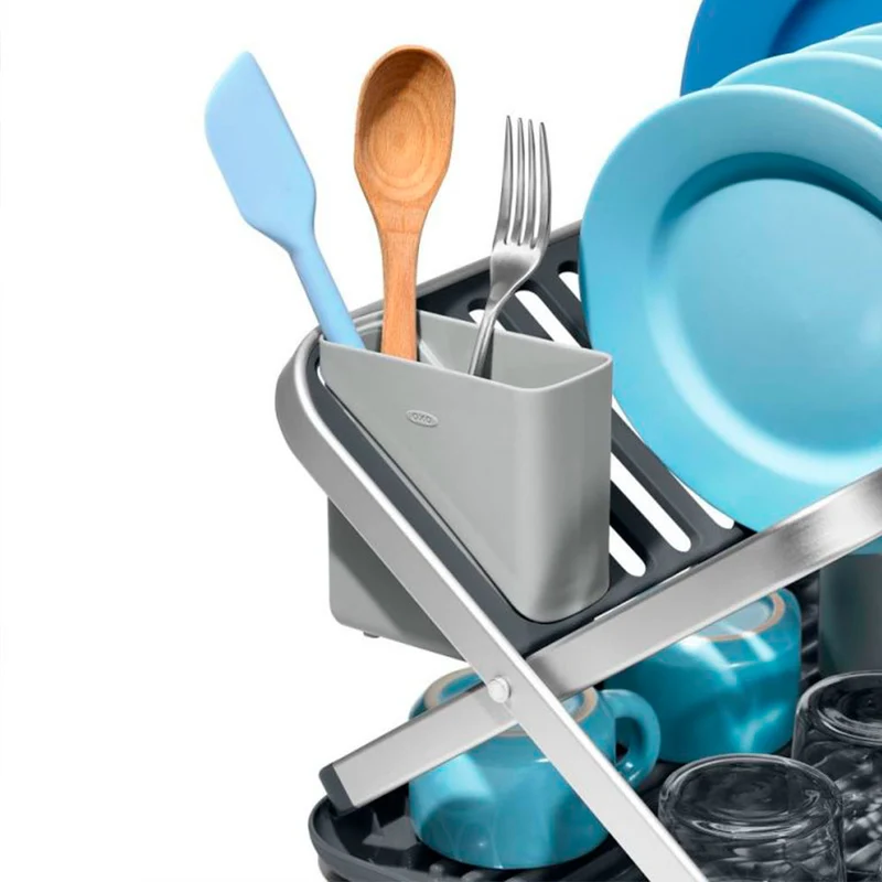 Escurreplatos plegable de aluminio OXO