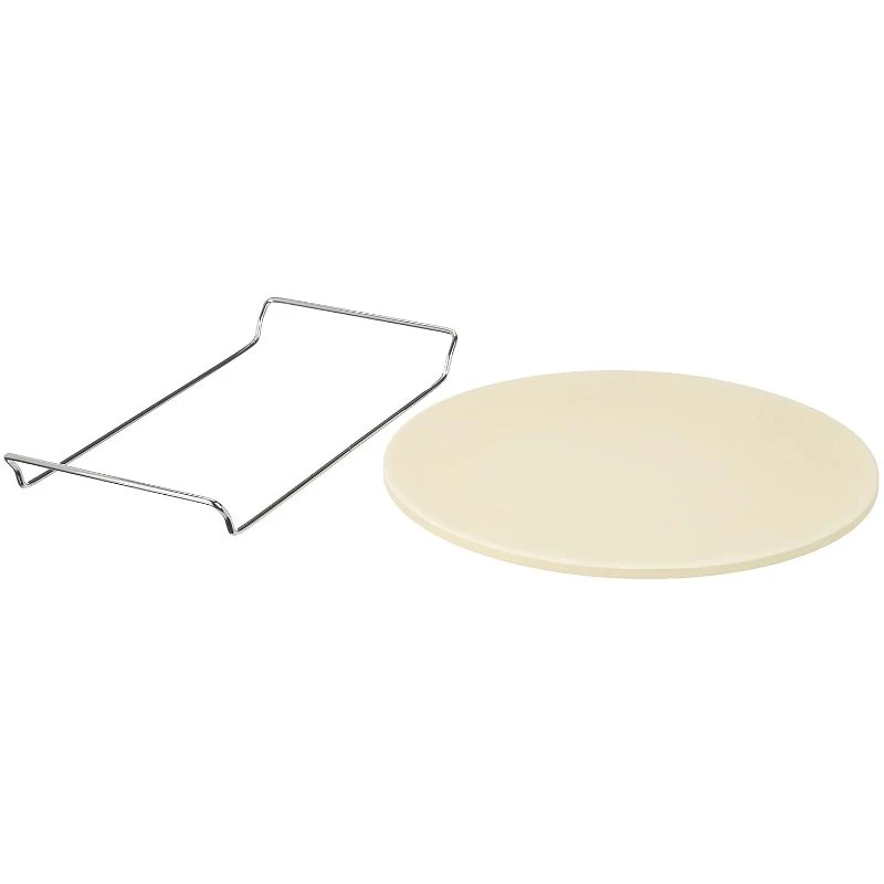 PIEDRA PARA PIZZA CON SOPORTE 33 CM