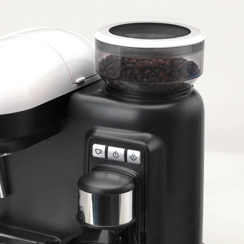 Cafetera Espresso Moderna con molinillo Ariete