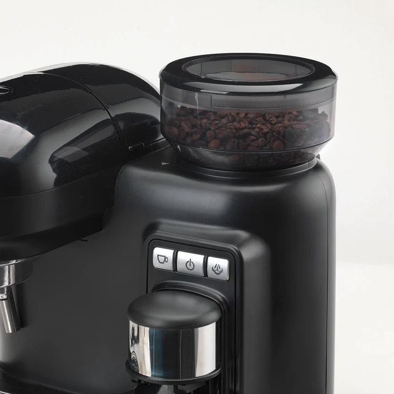 Cafetera Espresso Moderna con molinillo Ariete